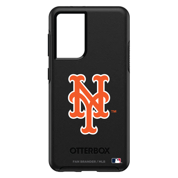 OtterBox Black Phone case with New York Mets Primary Logo