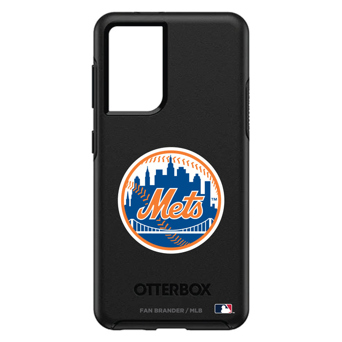 OtterBox Black Phone case with New York Mets Secondary Logo