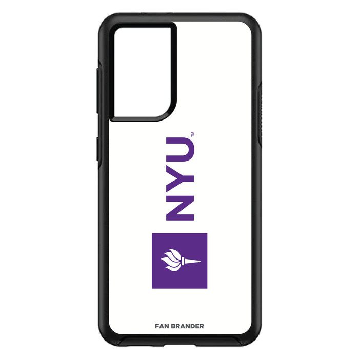 OtterBox Black Phone case with NYU Wordmark Design