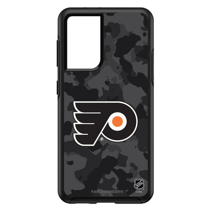OtterBox Black Phone case with Philadelphia Flyers Urban Camo design