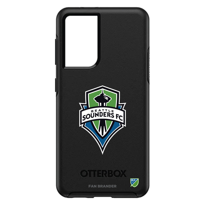 OtterBox Black Phone case with Seatle Sounders Primary Logo