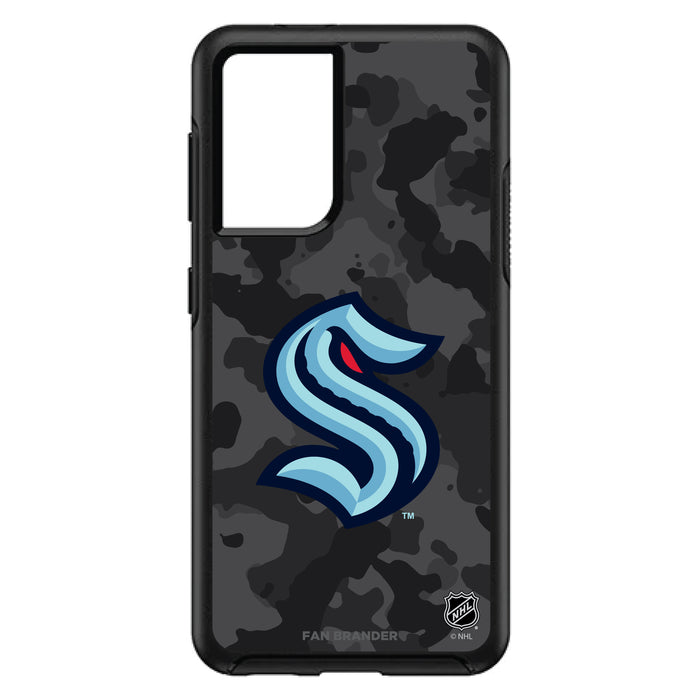 OtterBox Black Phone case with Seattle Kraken Urban Camo design