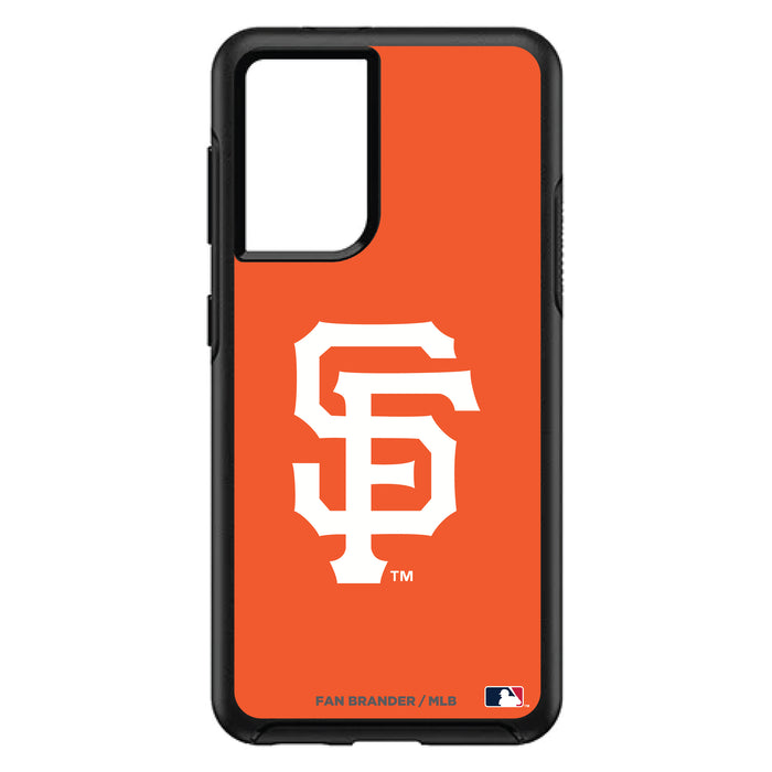 OtterBox Black Phone case with San Francisco Giants Primary Logo and Team Background