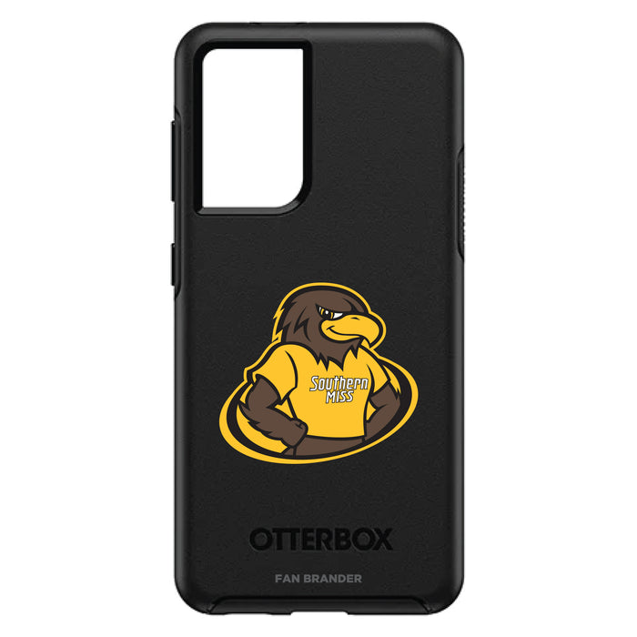 OtterBox Black Phone case with Southern Mississippi Golden Eagles Secondary Logo