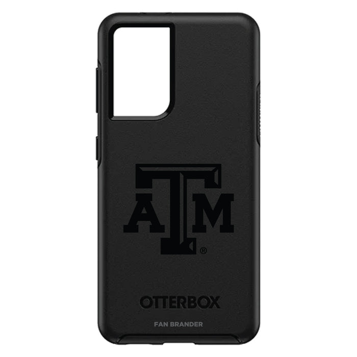OtterBox Black Phone case with Texas A&M Aggies Primary Logo in Black
