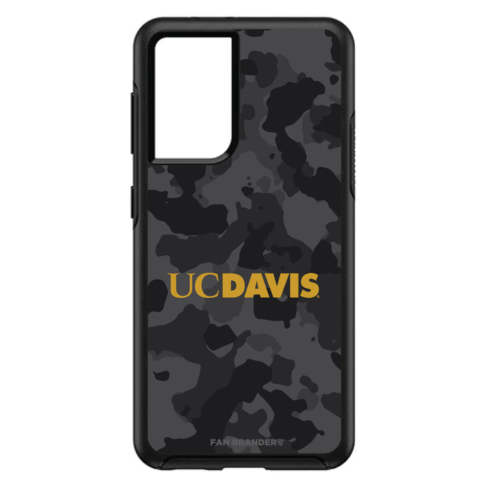 OtterBox Black Phone case with UC Davis Aggies Urban Camo Background