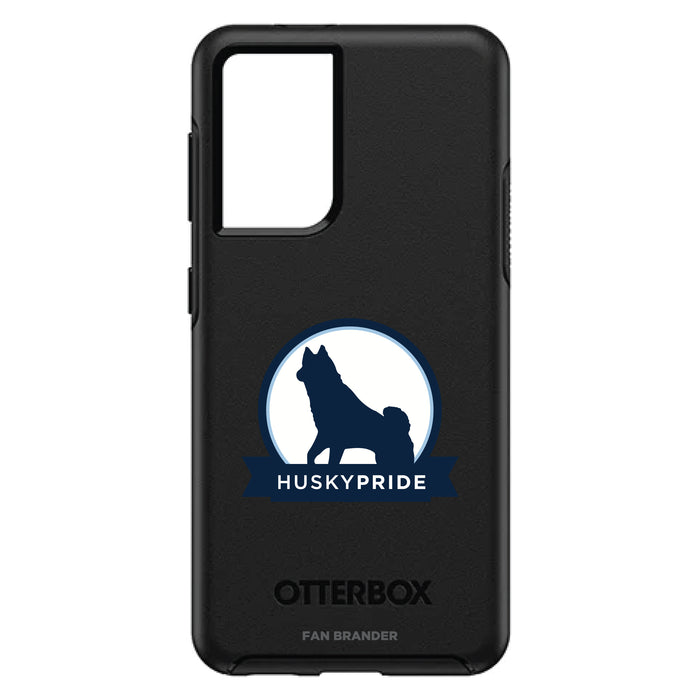 OtterBox Black Phone case with Uconn Huskies Secondary Logo