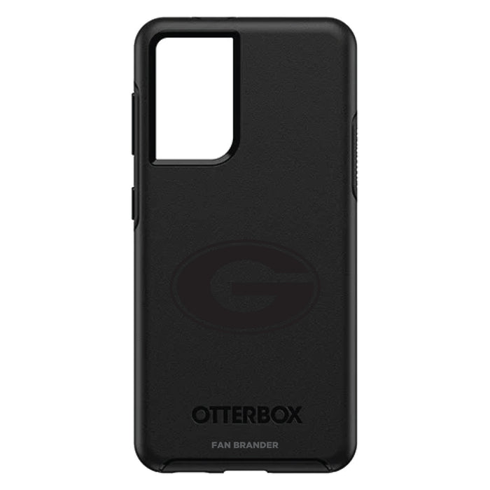 OtterBox Black Phone case with Georgia Bulldogs Primary Logo in Black
