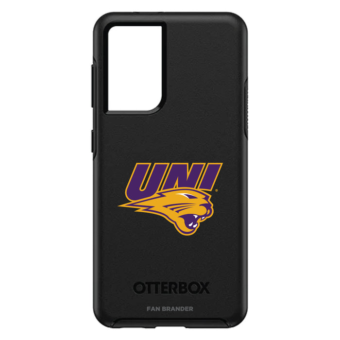 OtterBox Black Phone case with Northern Iowa Panthers Primary Logo