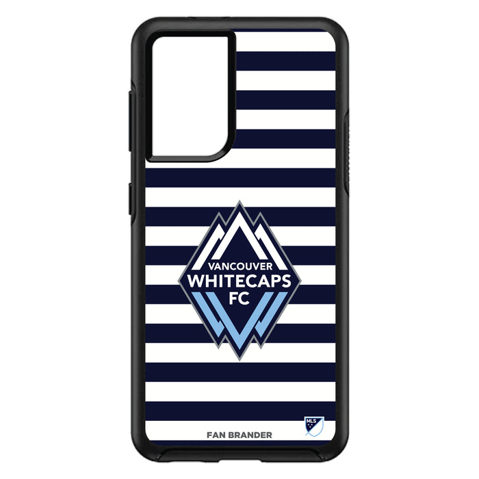 OtterBox Black Phone case with Vancouver Whitecaps FC Stripes