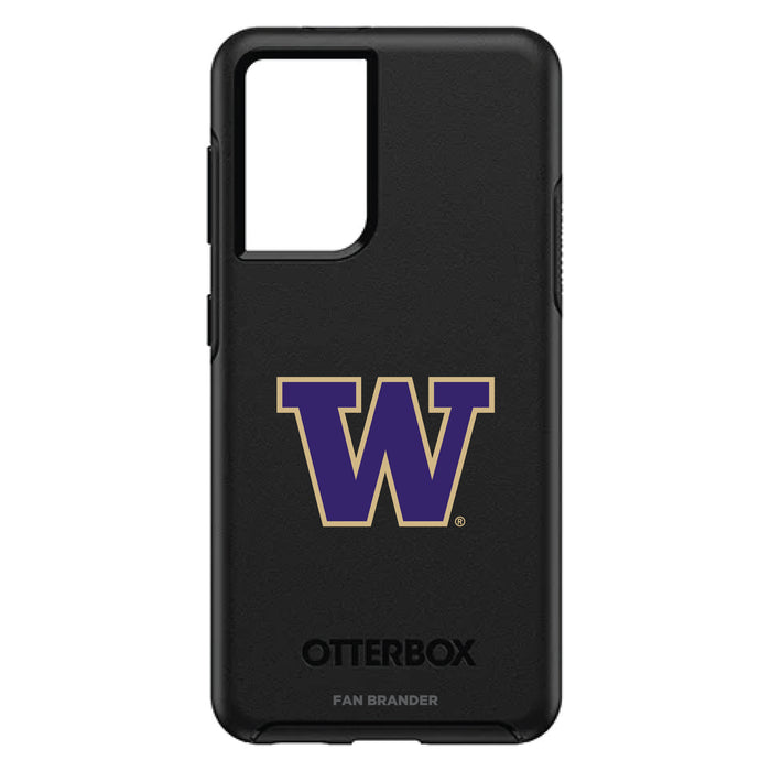 OtterBox Black Phone case with Washington Huskies Primary Logo