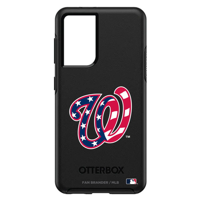 OtterBox Black Phone case with Washington Nationals Secondary Logo