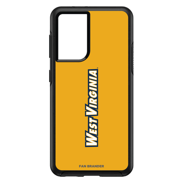 OtterBox Black Phone case with West Virginia Mountaineers Wordmark Design