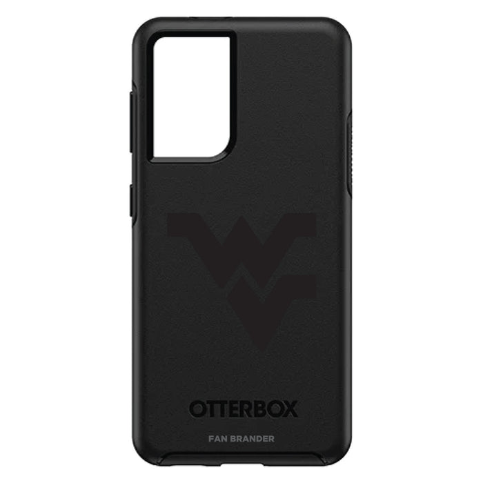 OtterBox Black Phone case with West Virginia Mountaineers Primary Logo in Black
