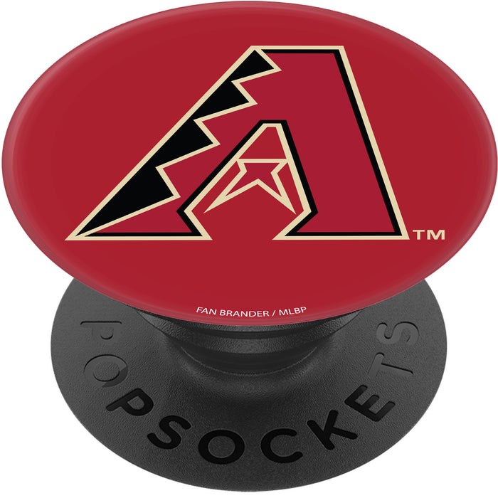 PopSocket PopGrip with Arizona Diamondbacks Primary Logo on Team Color Background
