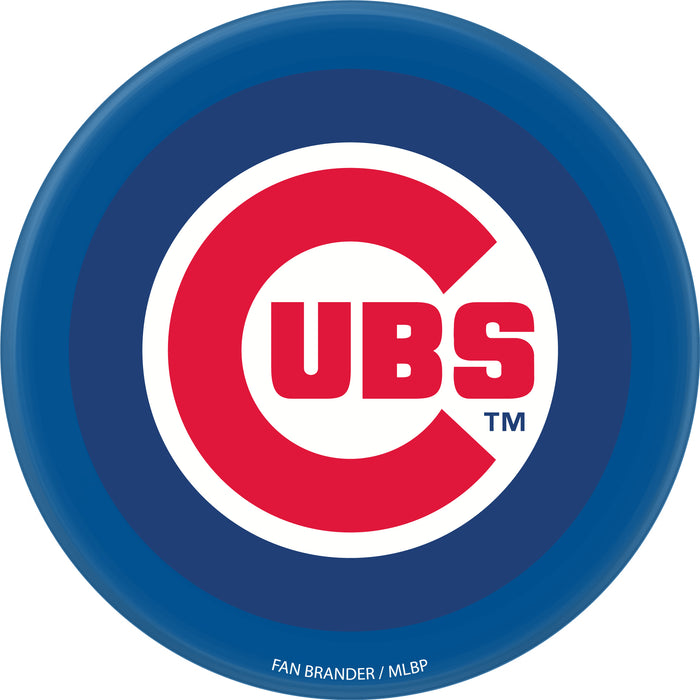 PopSocket PopGrip with Chicago Cubs Primary Logo on Team Color Background