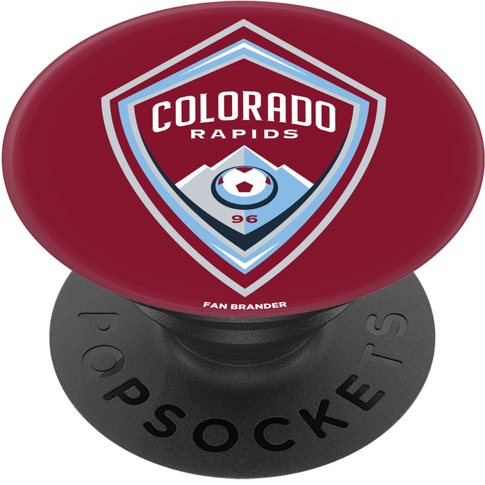 PopSocket PopGrip with Colorado Rapids Team Color Background