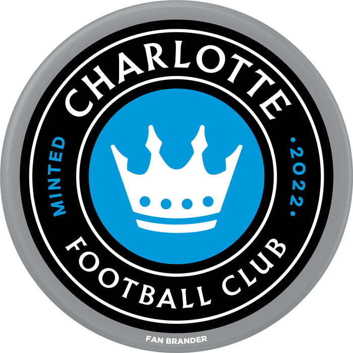 PopSocket PopGrip with Charlotte FC Team Color Bankground