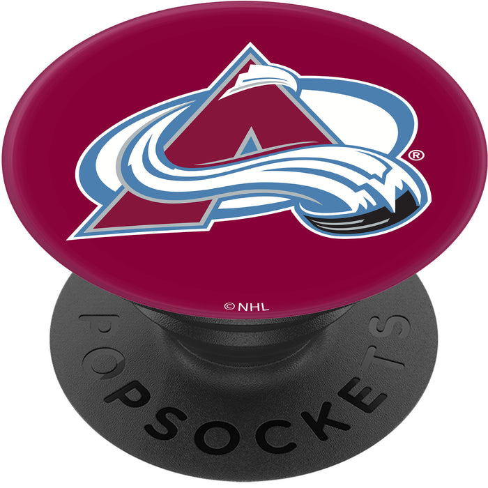 PopSocket PopGrip with Colorado Avalanche Team Color Background
