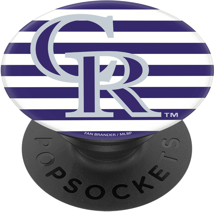 PopSocket PopGrip with Colorado Rockies Primary Logo with Stripes