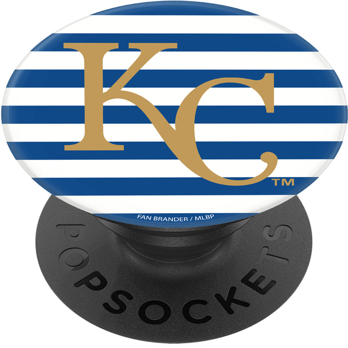 PopSocket PopGrip with Kansas City Royals Primary Logo with Stripes