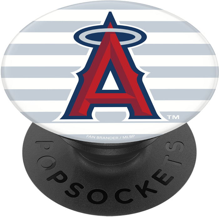 PopSocket PopGrip with Los Angeles Angels Primary Logo with Stripes