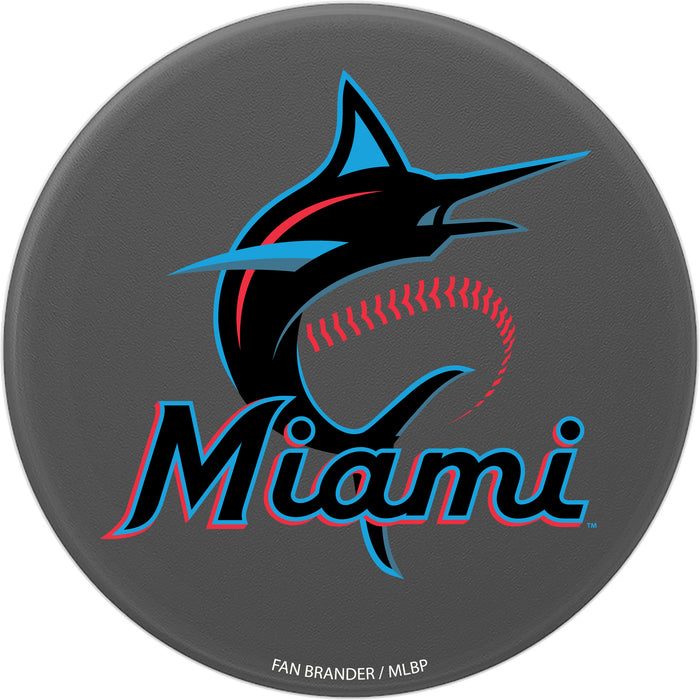 PopSocket PopGrip with Miami Marlins Primary Logo