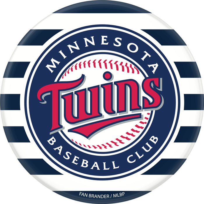 PopSocket PopGrip with Minnesota Twins Primary Logo with Stripes