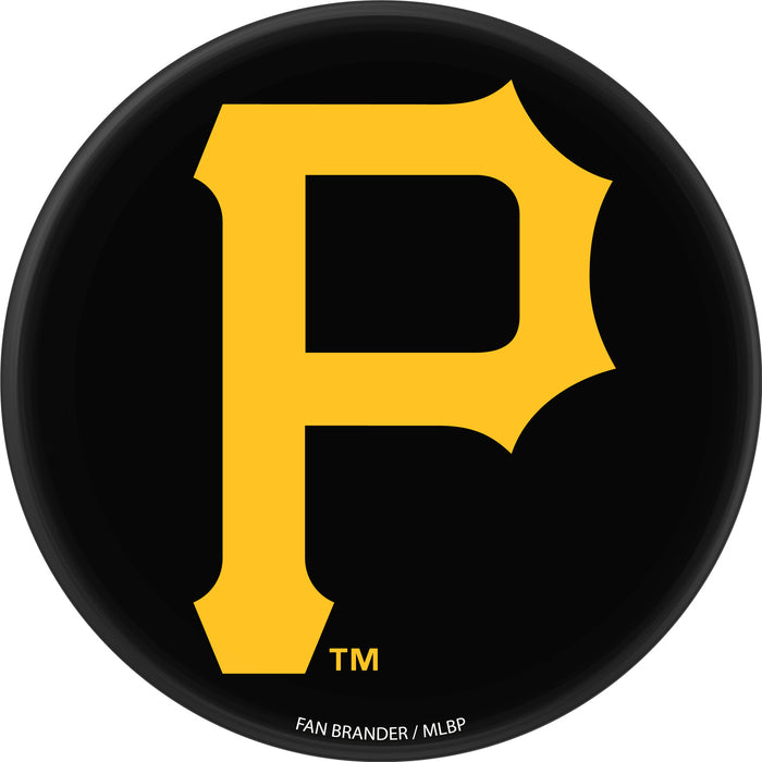 PopSocket PopGrip with Pittsburgh Pirates Primary Logo on Team Color Background