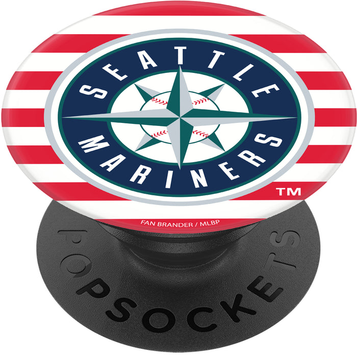 PopSocket PopGrip with Seattle Mariners Primary Logo with Stripes