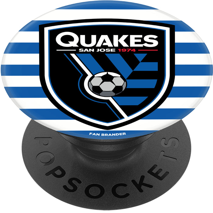 PopSocket PopGrip with San Jose Earthquakes Stripes