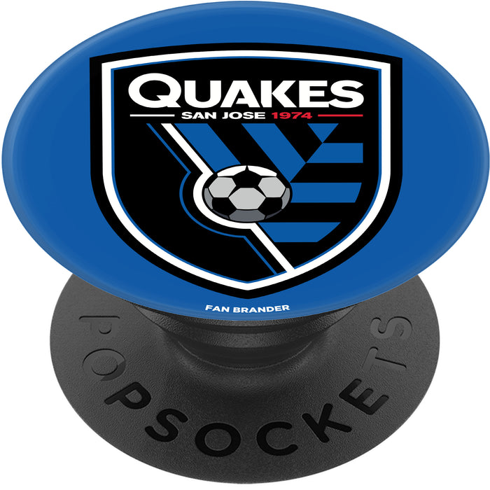 PopSocket PopGrip with San Jose Earthquakes Team Color Background