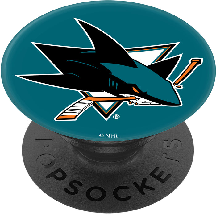 PopSocket PopGrip with San Jose Sharks Team Color Background