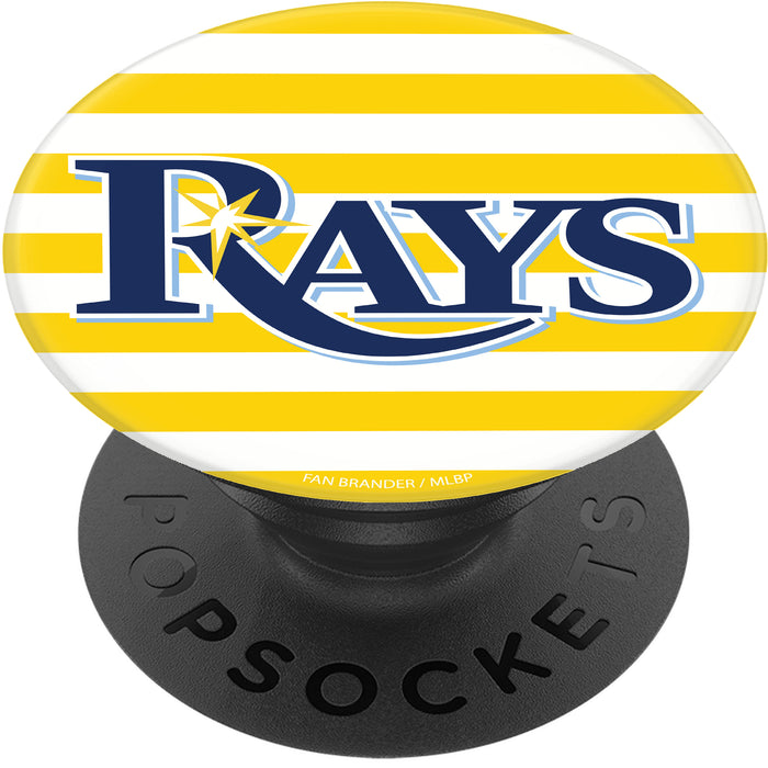 PopSocket PopGrip with Tampa Bay Rays Primary Logo with Stripes