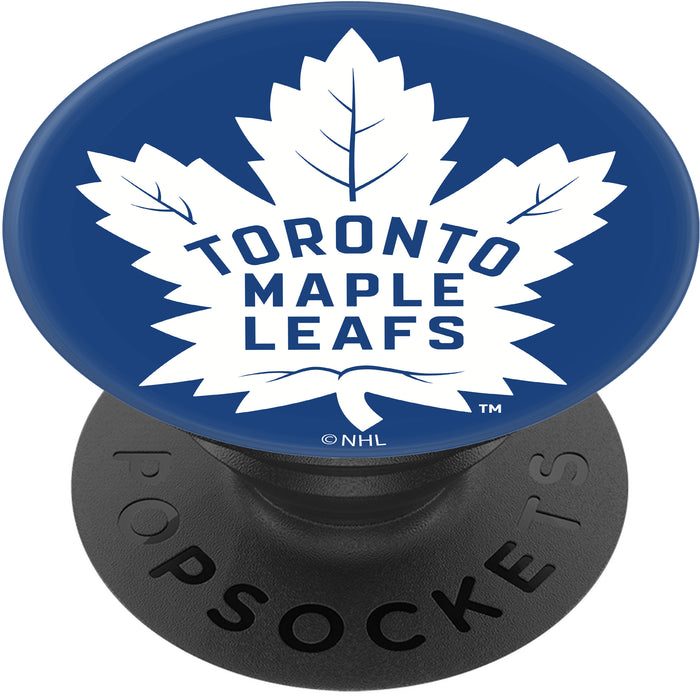 PopSocket PopGrip with Toronto Maple Leafs Team Color Background