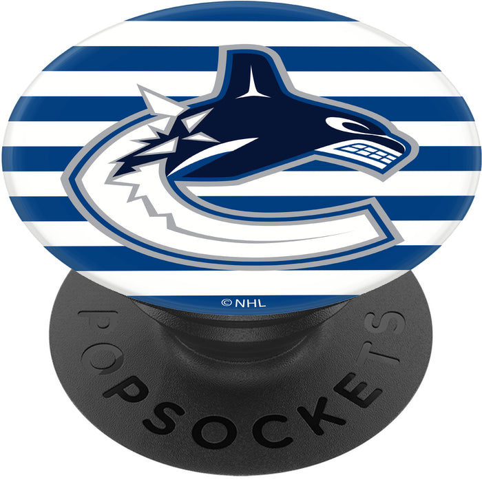 PopSocket PopGrip with Vancouver Canucks Stripes