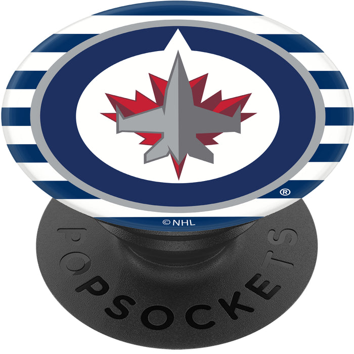 PopSocket PopGrip with Winnipeg Jets Stripes