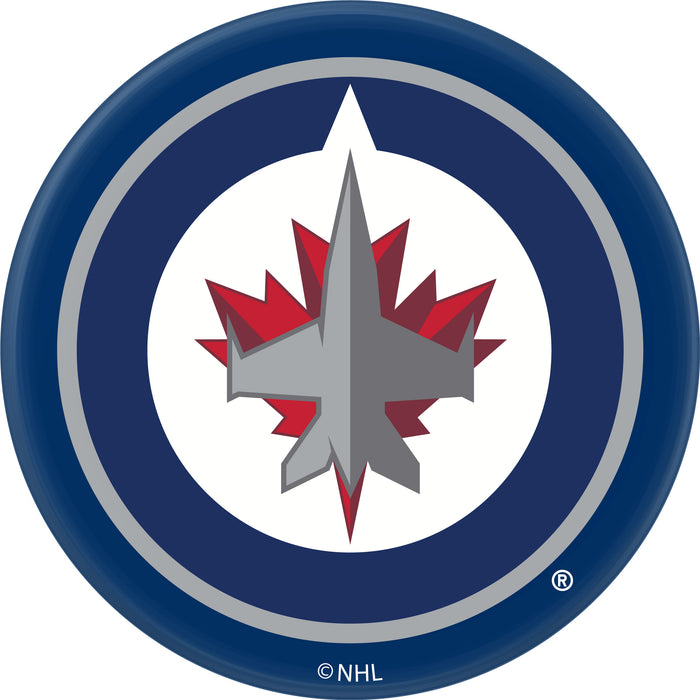 PopSocket PopGrip with Winnipeg Jets Team Color Background