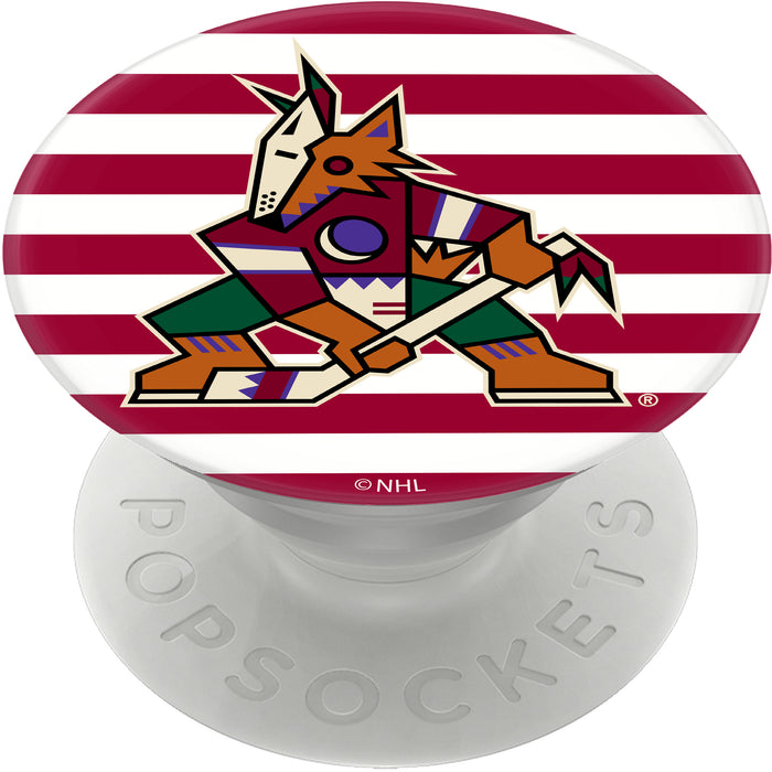 PopSocket PopGrip with Arizona Coyotes Stripes