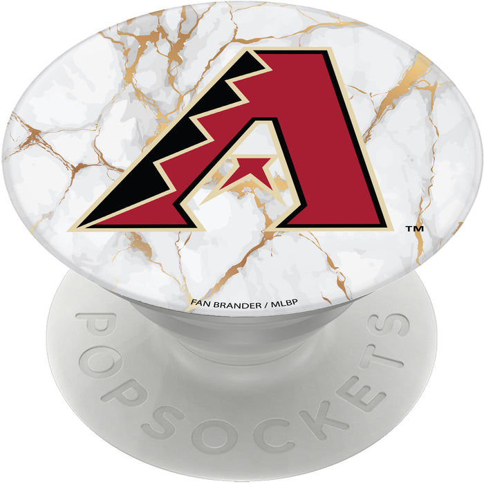 PopSocket PopGrip with Arizona Diamondbacks White Marble design