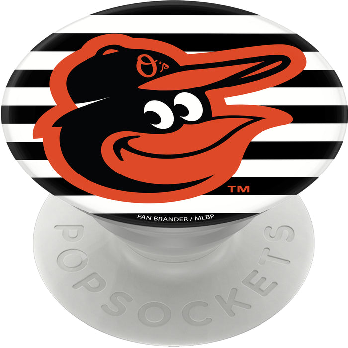 PopSocket PopGrip with Baltimore Orioles Primary Logo with Stripes