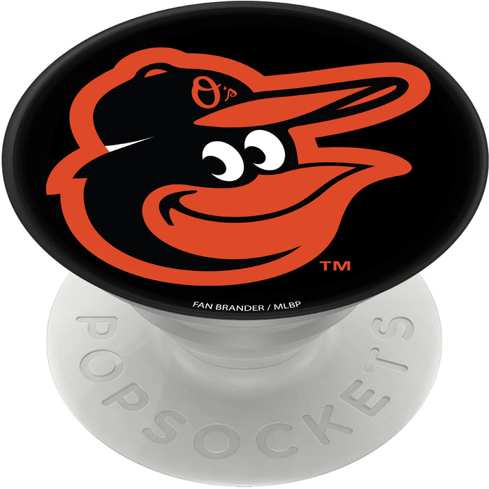 PopSocket PopGrip with Baltimore Orioles Primary Logo on Team Color Background