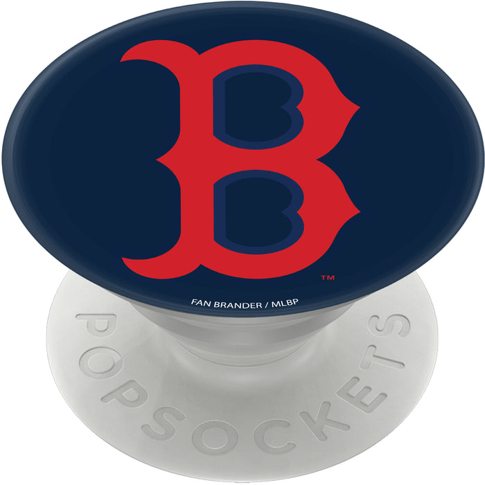 PopSocket PopGrip with Boston Red Sox Primary Logo on Team Color Background