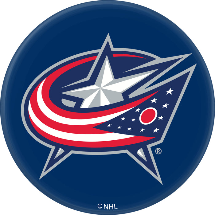 PopSocket PopGrip with Columbus Blue Jackets Team Color Background