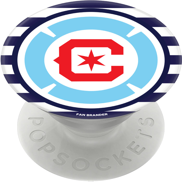 PopSocket PopGrip with Chicago Fire Stripes