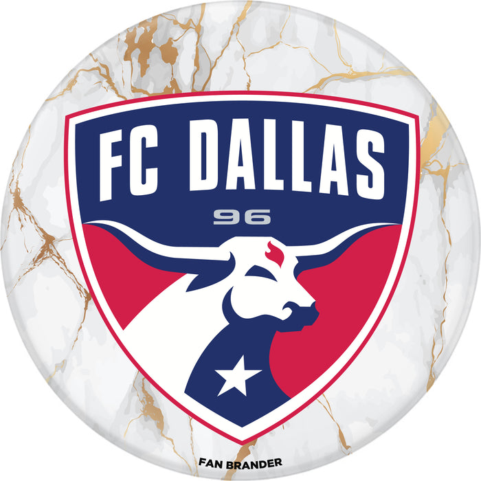 PopSocket PopGrip with  FC Dallas White Marble design