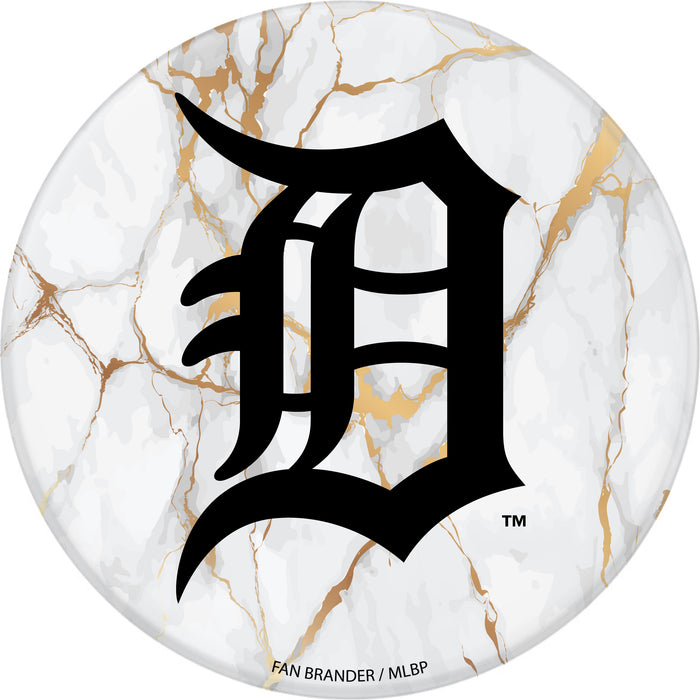 PopSocket PopGrip with Detroit Tigers White Marble design