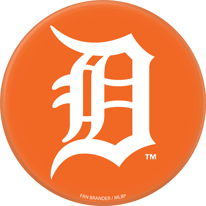 PopSocket PopGrip with Detroit Tigers Primary Logo on Team Color Background