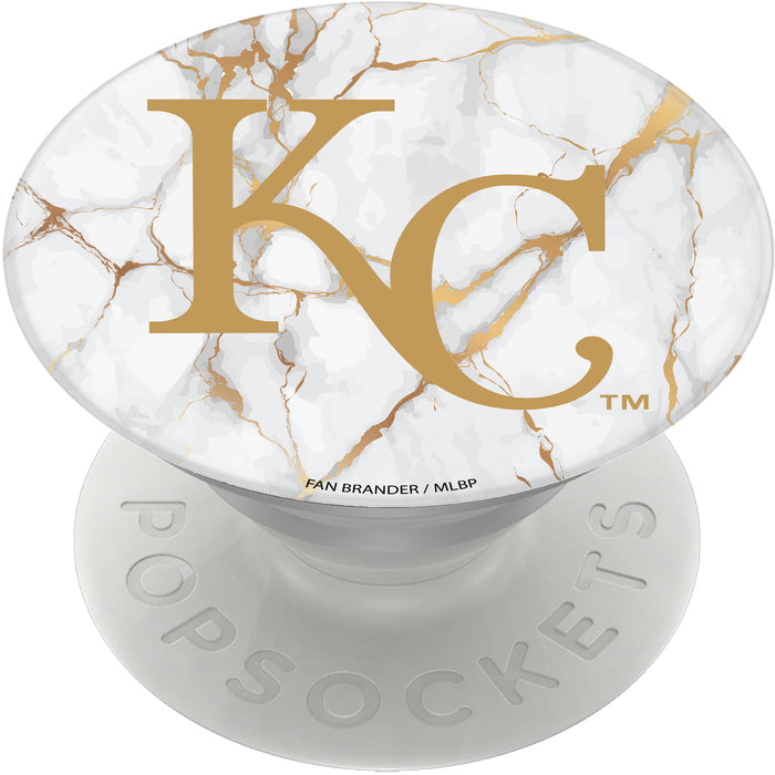 PopSocket PopGrip with Kansas City Royals White Marble design