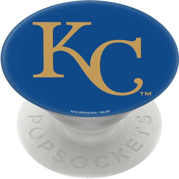 PopSocket PopGrip with Kansas City Royals Primary Logo on Team Color Background